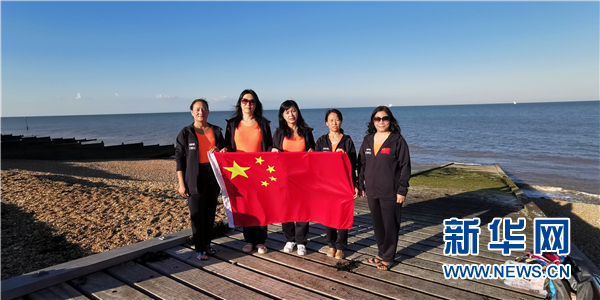 L'équipe chinoise de relais de natation première à franchir la Manche