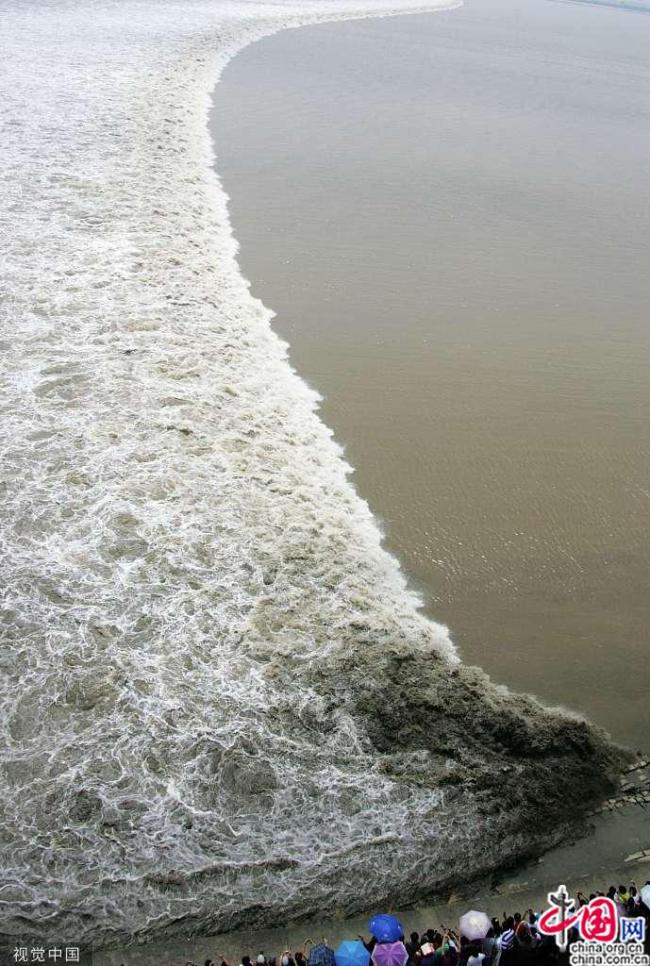 Venez découvrir les fascinantes marées montantes du fleuve Qiantang