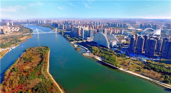 Le district de Hunnan à Shenyang vu du ciel (photo/Département de la communication du Comité du Parti du district de Hunnan)