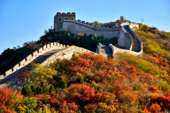 La Grande Muraille, inscrite en 1987 sur la liste du patrimoine mondial de l'Unesco (Photo crédit: CFP.cn)