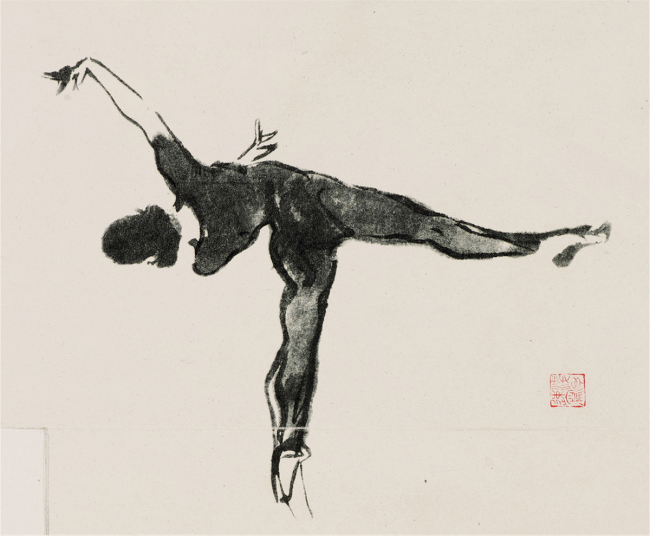 «Γυμναστής» του Γε Τσιενγιού.[Η φωτογραφία παρέχεται στην China Daily]]<br>