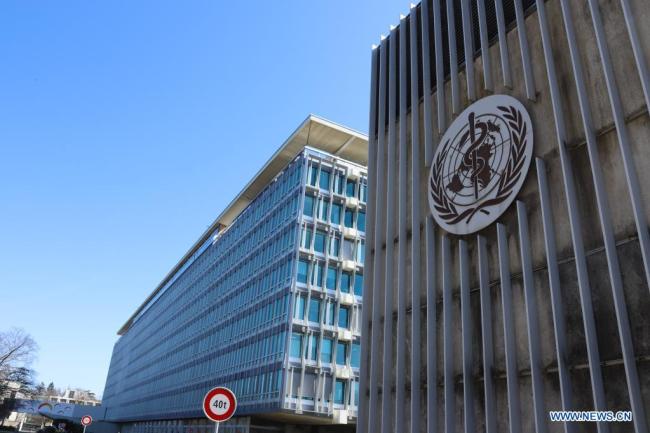 Η φωτογραφία που τραβήχτηκε στις 30 Μαρτίου 2021, δείχνει μια εξωτερική άποψη της έδρας του Παγκόσμιου Οργανισμού Υγείας (ΠΟΥ) στη Γενεύη της Ελβετίας. (φωτογραφία / Xinhua)
