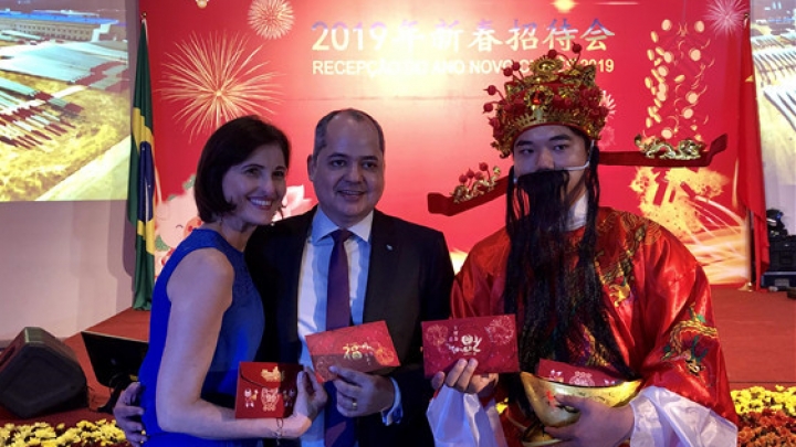 Consulado chinês em Recife recebe convidados brasileiros para celebrar ano novo lunar