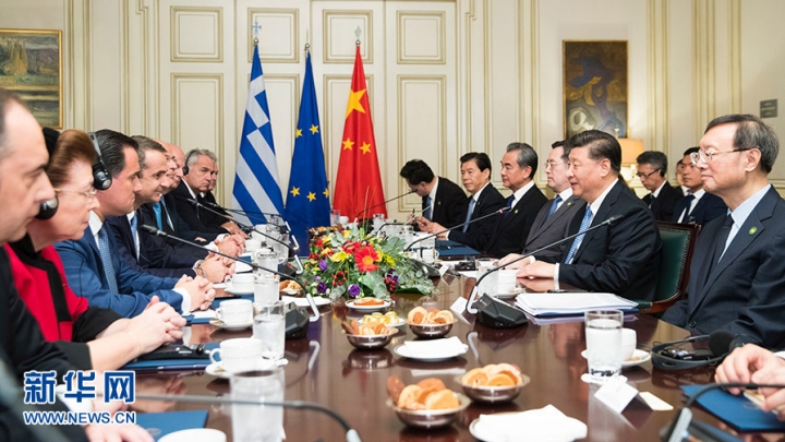 China e Grécia devem ampliar comércio bilateral, afirma Xi Jinping