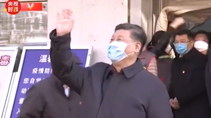 Xi Jinping inspeciona trabalho de prevenção e controle do novo coronavírus em Beijing