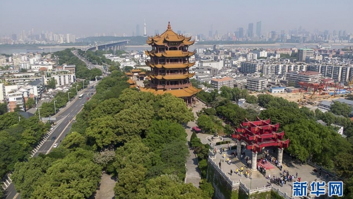 Torre da Garça Amarela em Wuhan reabre hoje