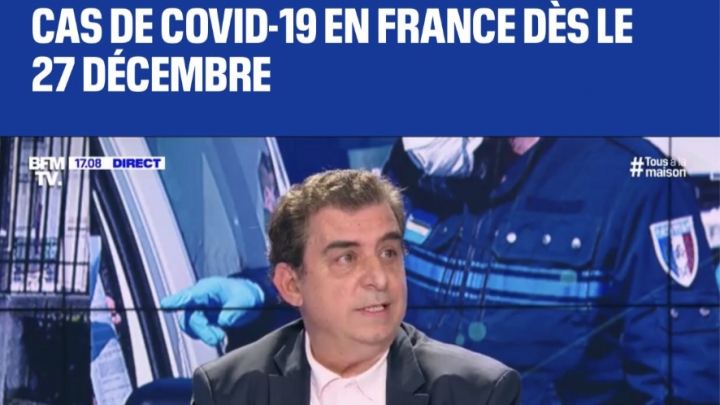 Houve caso de Covid-19 na França em dezembro do ano passado