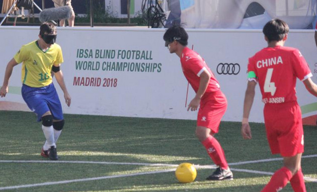 Сборная Китая завоевала 3-е место в чемпионате мира по футболу среди незрячих