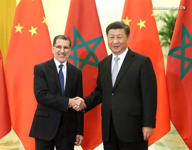 Си Цзиньпин встретился с премьер-министром Марокко Саадом ад-Дином аль-Османи