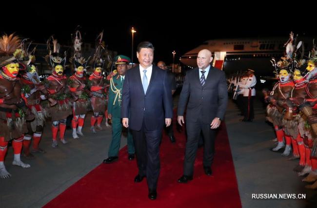 Си Цзиньпин прибыл в Папуа-Новую Гвинею с государственным визитом и для участия во встрече АТЭС
