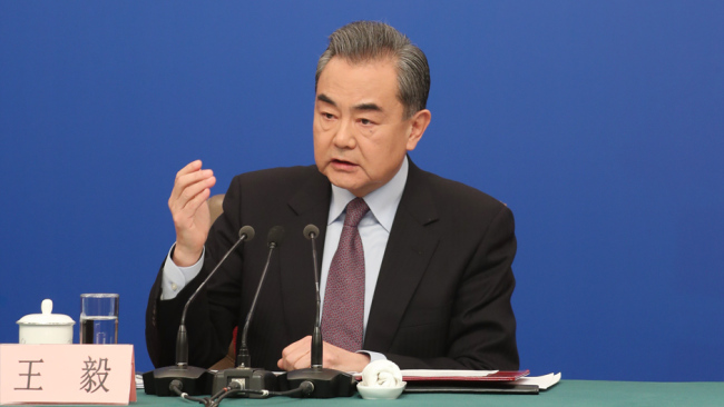 Глава МИД КНР провел пресс-конференцию, посвященную внешней политике страны
