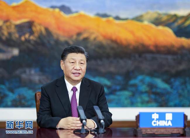 Presidenti Xi Jinping në takimin