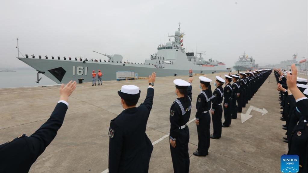 آغاز ماموریت  ناوگان چهلم نیروی دریایی چین در خلیج عدن و آب‌های  سومالیا