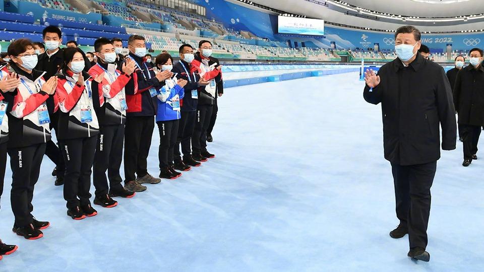 Ши Жиньпин өвлийн олимпын тамирчидтай уулзаж, амжилт хүсжээ
