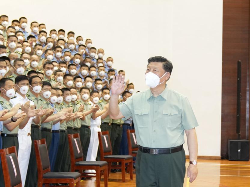 Xi Jinping sa garison ng PLA sa HKSAR: Tiyakin ang pangmatagalang pagpapatupad ng Isang Bansa Dalawang Sistema