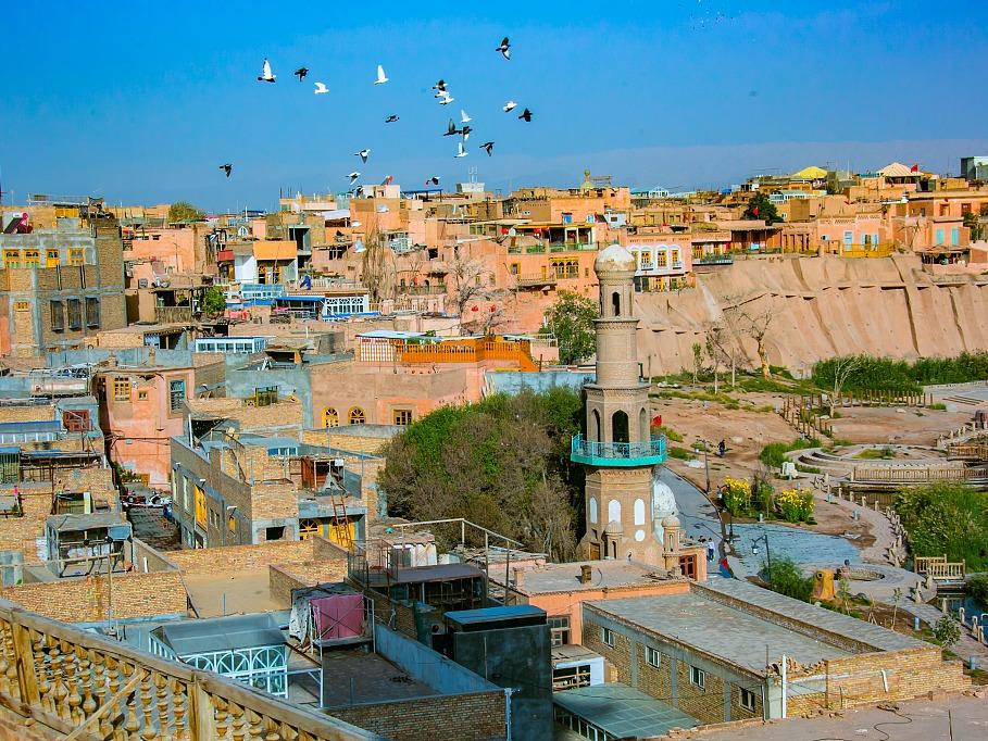 Kehidupan Bahagia dan Santai di Kota Purba Kashgar