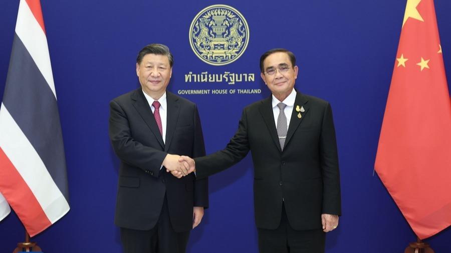 Spotkanie Xi Jinpinga z premierem Tajlandii