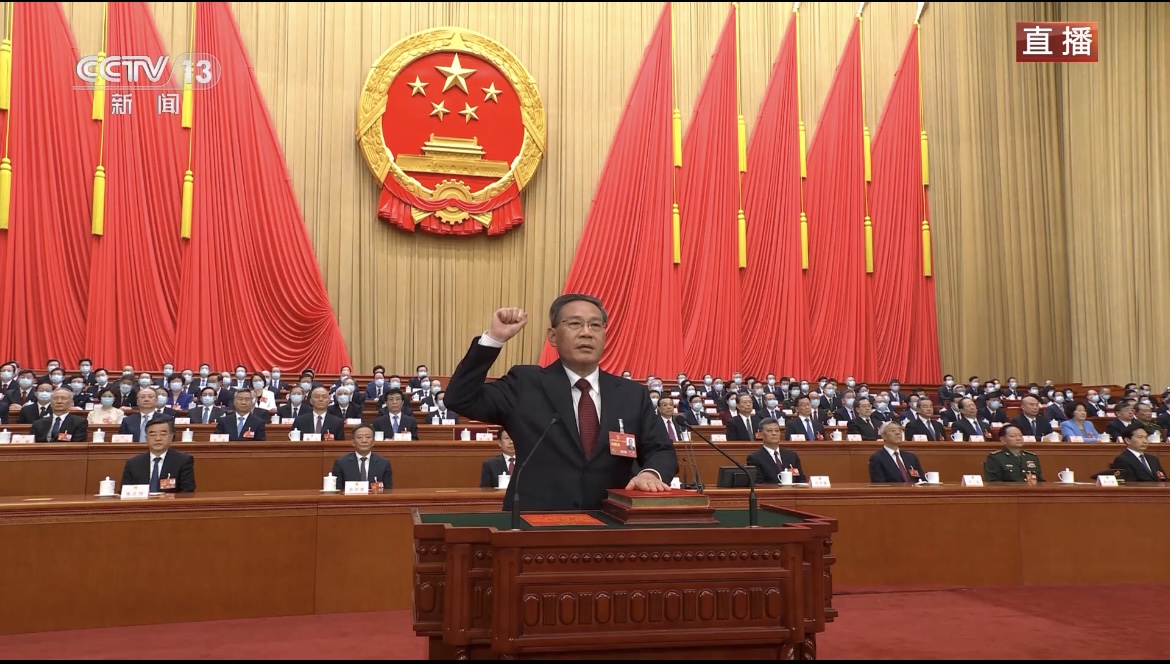 ली छ्याङ जनगणतन्त्र चीनका नयाँ प्रधानमन्त्री