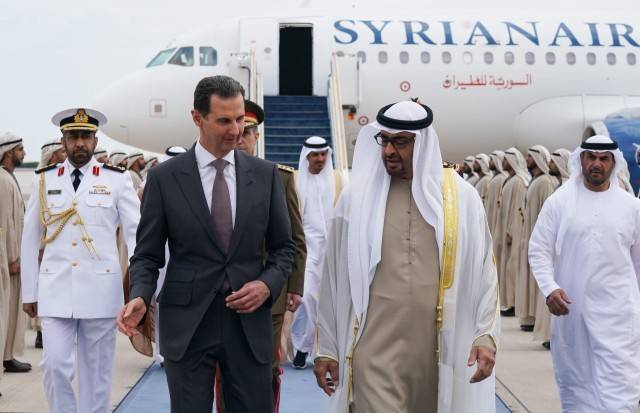 بشار اسد به امارات رفتا