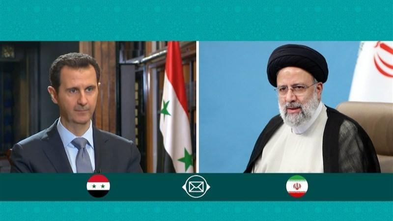 رئیسی در گفت‌وگو با بشار اسد: آینده برای جریان مقاومت روشن و امیدوارکننده استا