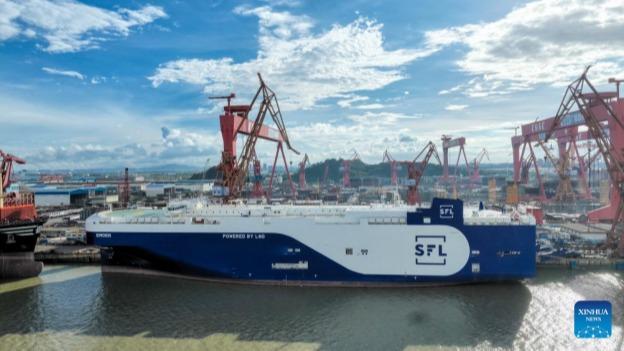 کشتی خودروبَر ساخت چین تحویل شرکت نروژی شد + تصاویرا