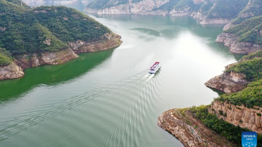 تصاویر هوایی جذاب از ژرف‌دره «رود زرد» در مرکز چینا