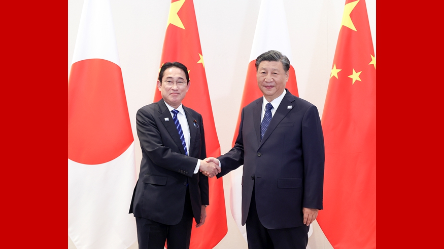 دیدار رئیس جمهور چین با نخست وزیر ژاپن در سانفرانسیسکو