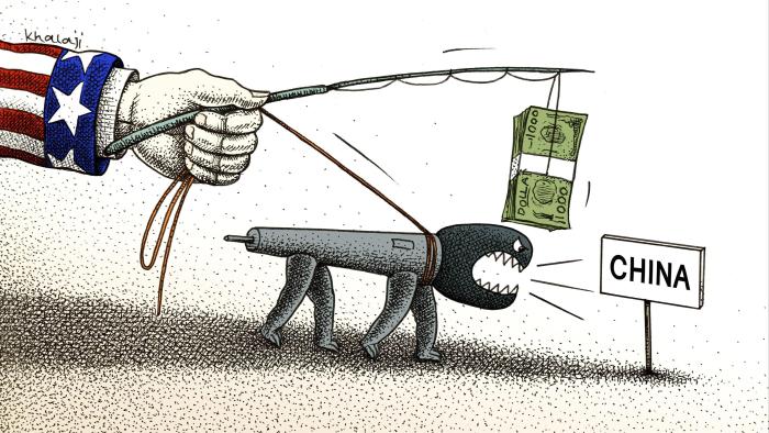 کاریکاتور| ولخرجی 1.5 میلیاردی آمریکا برای خرید خبرنگاران غربی علیه چین