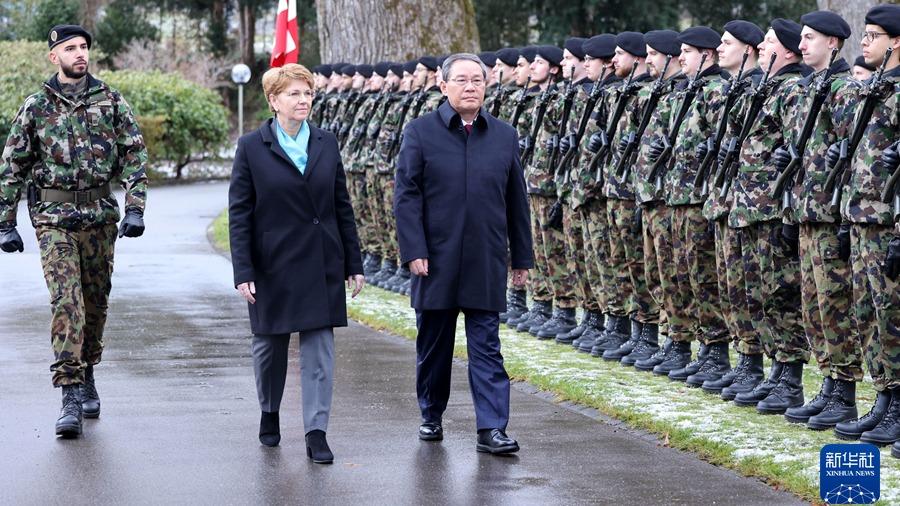 Li Qiang trifft Schweizer Bundespräsidentin Viola Amherd