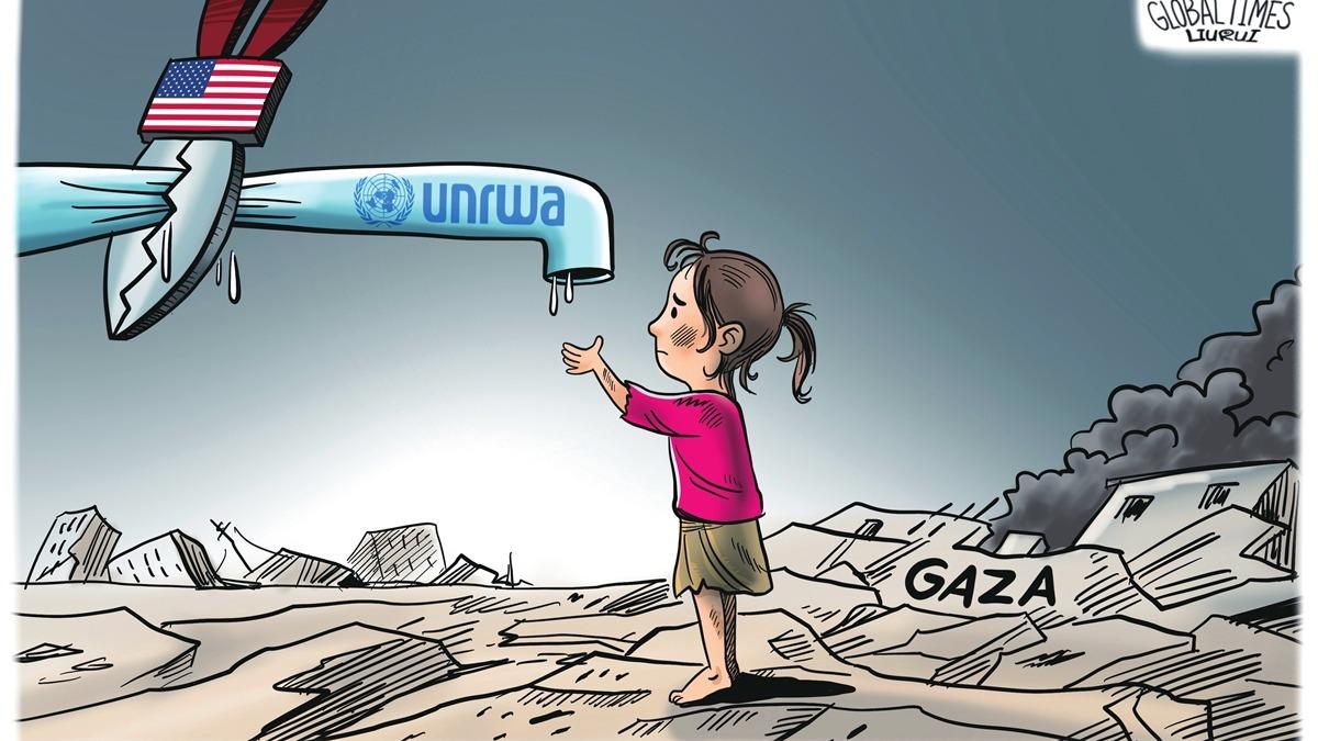 کاریکاتور| توقف کمک‌های غرب به آنروا؛ ابزار جدید فشار به فلسطینیان