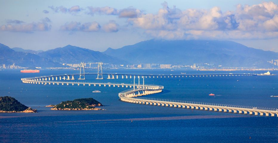 طولانی ترین گذرگاه دریایی جهان، پل هنگ کنگ- جوهای – ماکائو