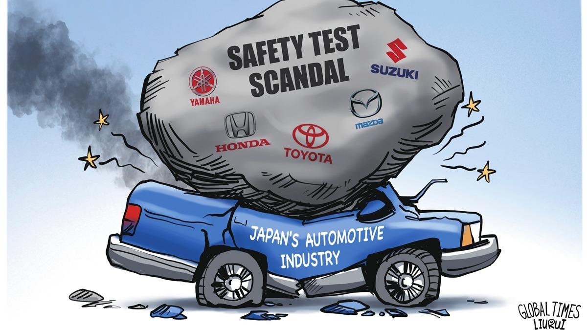 کاریکاتور| رسوایی بزرگ برای خودروسازان مشهور ژاپنی!