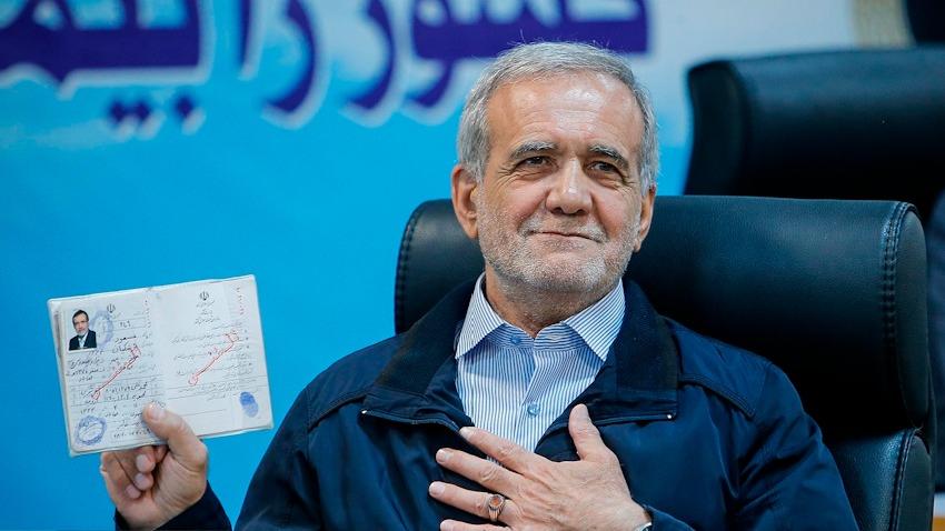 «مسعود پزشکیان» به‌عنوان نهمین رئیس‌جمهور ایران انتخاب شدا