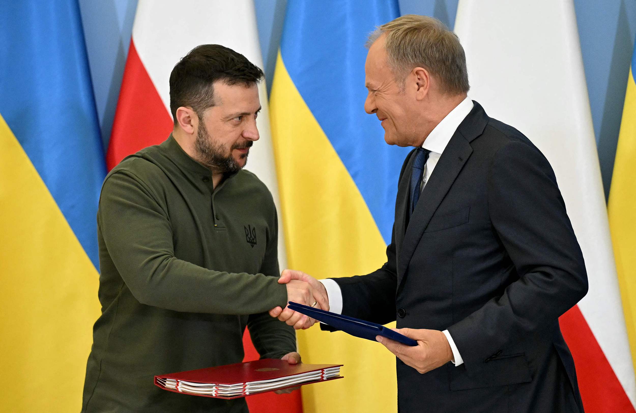 اوکراین و لهستان قرارداد امنیتی امضاء کردندا