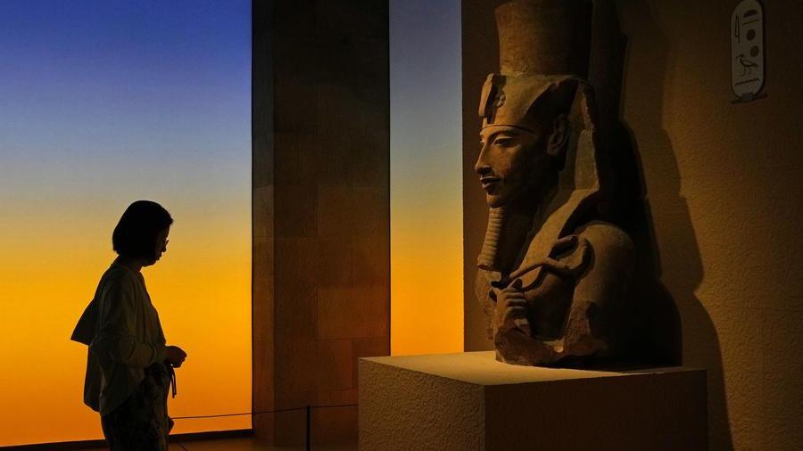 نمایش آثار باستانی ارزشمند مصر در شانگهایا