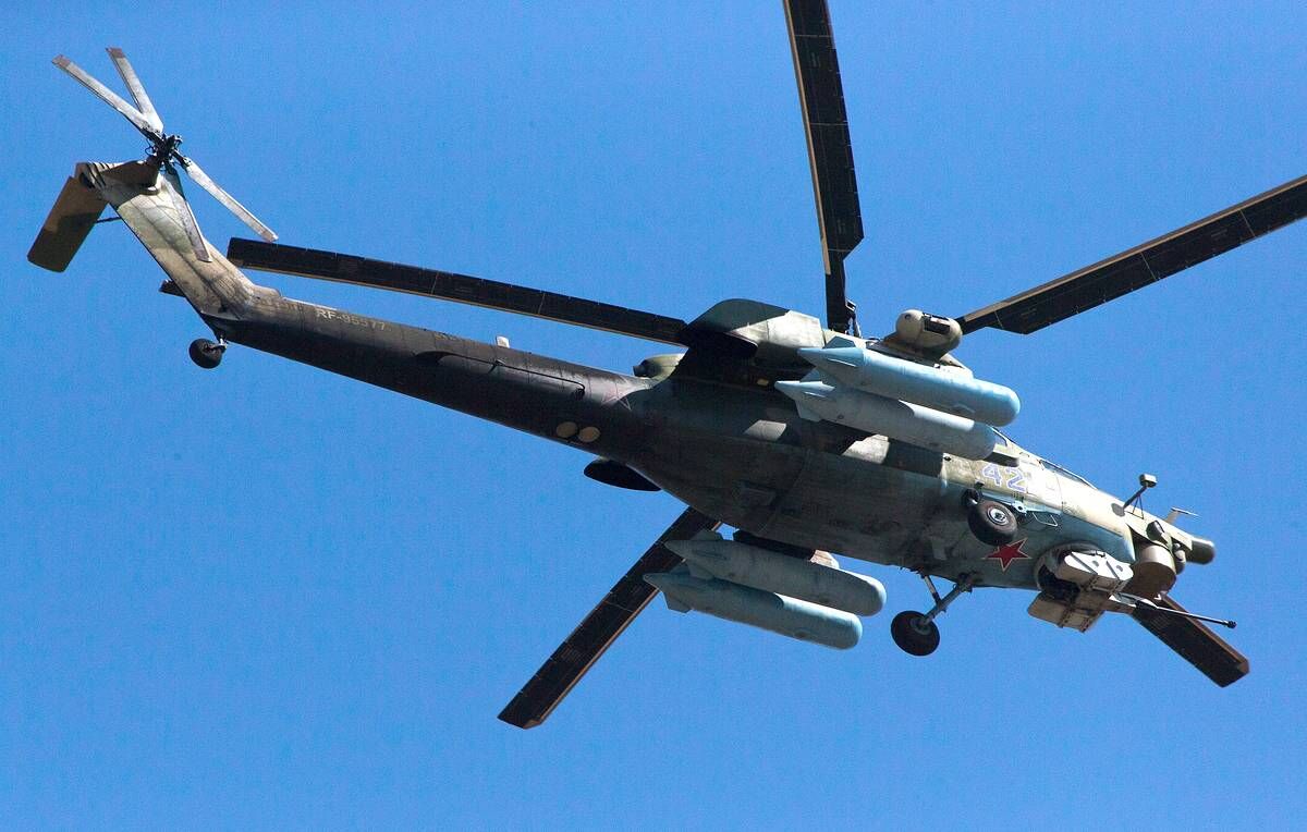 سقوط بالگرد نظامی روسیه در منطقه «کالوگا»ا