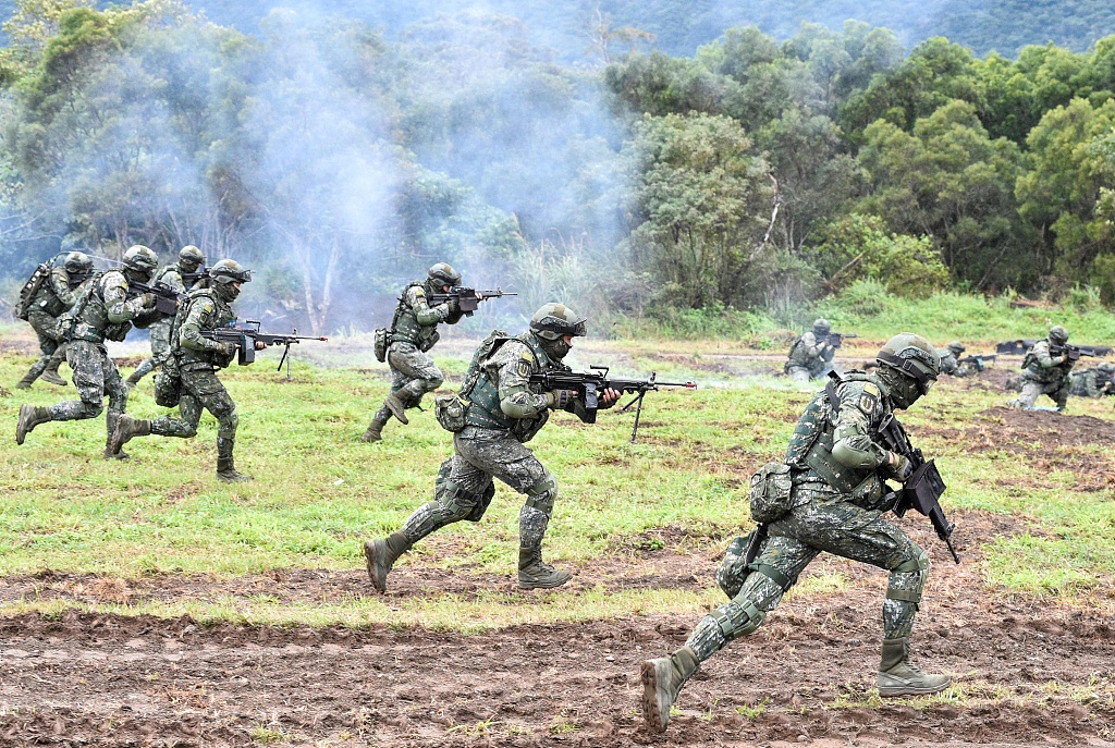 Stërvitje ushtarake në Tajvan, mars 2022(Foto:VCG)