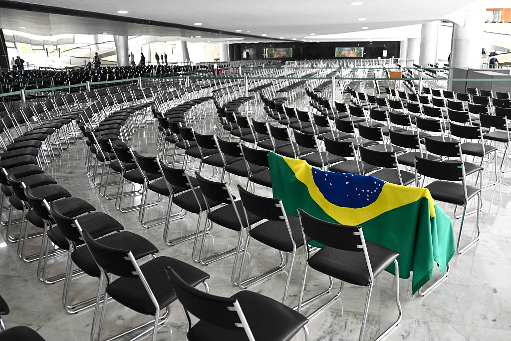 Pregătirile pentru ceremonia de instalare în funcție a președintelui ales, Luiz Inacio Lula da Silva, în plină desfășurare (Foto: CFP)
