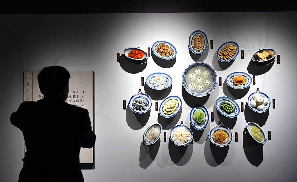Μοντέλα τυπικών πιάτων Φουτζιέν εκτίθενται στο Μουσείο Πολιτισμού της Γαστρονομίας Φουτζιέν. /CFP