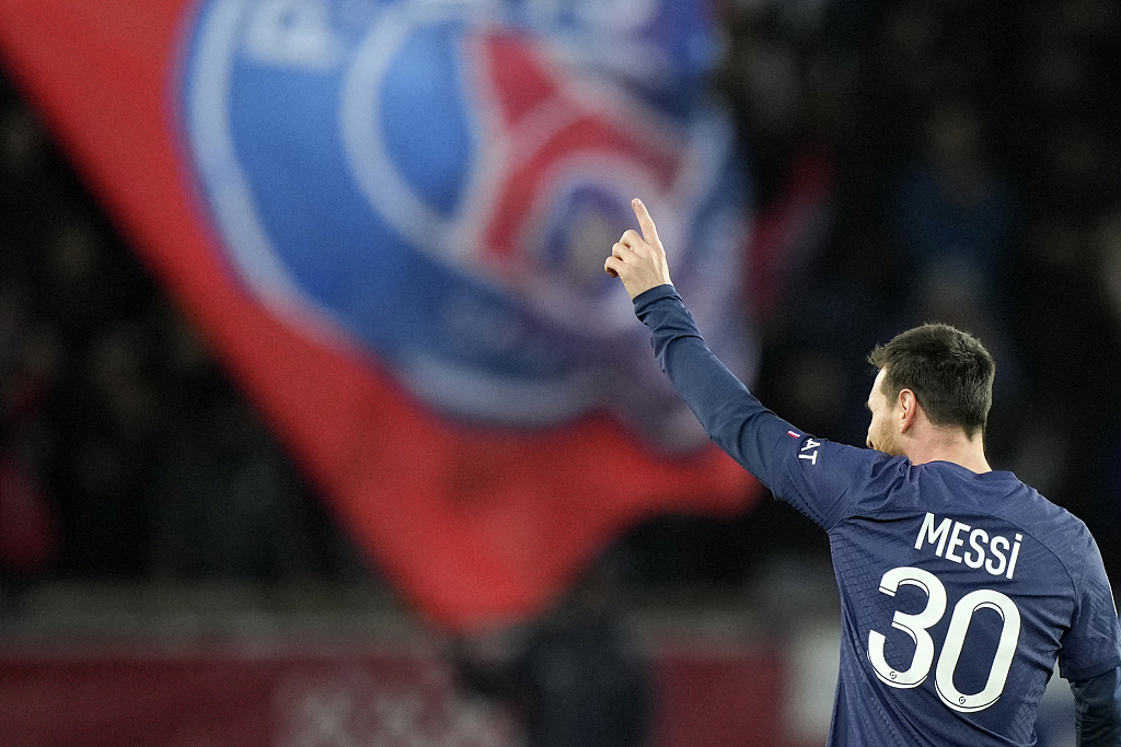 Lionel Messi în meciul Paris Saint-Germain – Angers, disputat la 11 ianuarie 2023 (Foto: CFP)