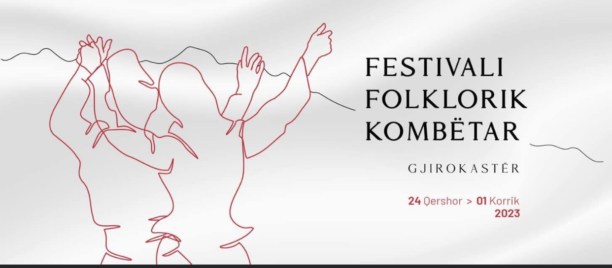 Posteri i Festivalit Folklorik Kombetar te Gjirokastres (Facebook)