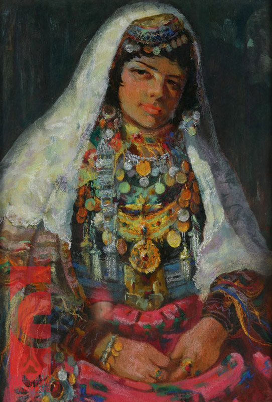 Portret vajze nga Kel Kodheli- foto galeria Kombetare e Arteve