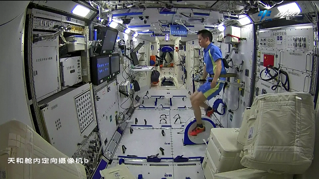 Astronautë kinezë në Stacionin Hapësinor të Kinës(Foto:VCG)