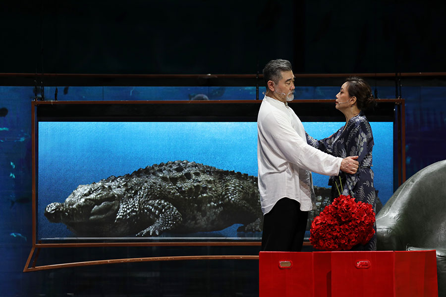 Μια φωτογραφία από το έργο, ‘Κροκόδειλος’, 3 Μαΐου 2024. [Φωτογραφία από chinadaily.com.cn]