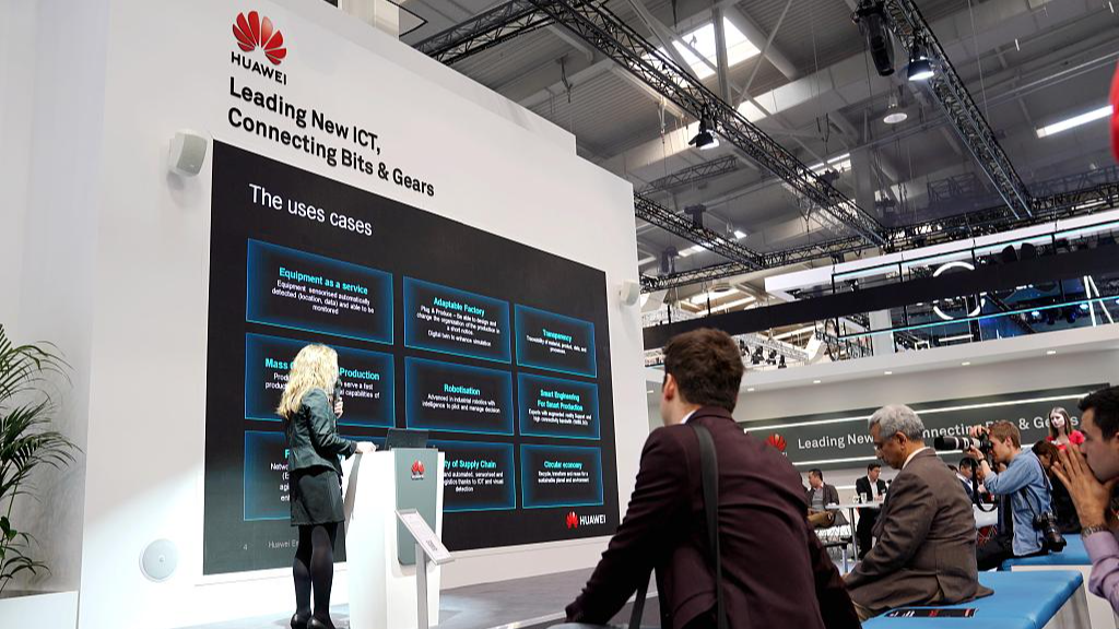 Huawei shfaq teknologjinë e saj 5G në Hanover Messe, Hanover, Gjermani, 1 prill 2024./CFP