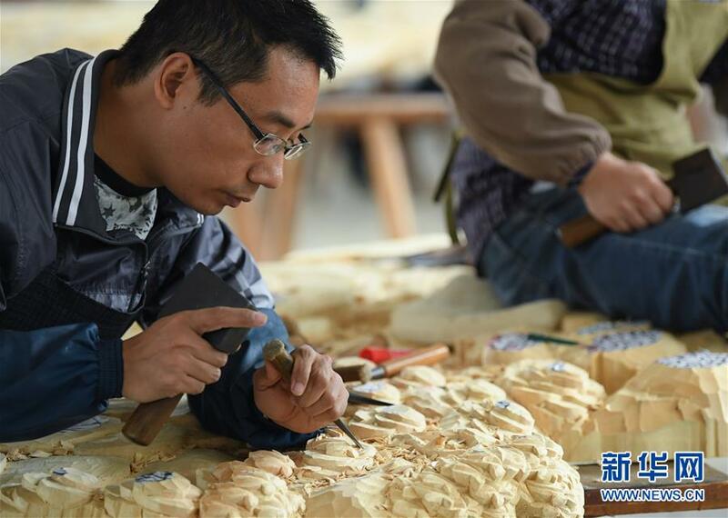 Fasahar sassaka itace a lardin Zhejiang