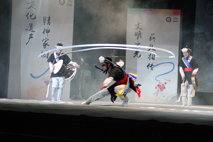 2020년 왕청현 중국조선족 농악무(상모춤) 경연 성황리 진행