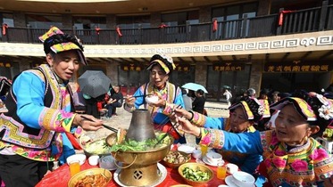 Yan kabilar Qiang sun shirya liyafa domin murnar sabuwar shekarar gargajiyarta