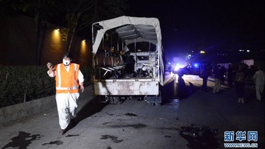 Harin bom kan wata motar 'yan sanda a Pakistan