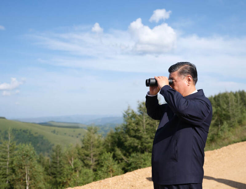Xi Jinping ya kai ziyarar aiki gandun dajin Saihanba_fororder_1